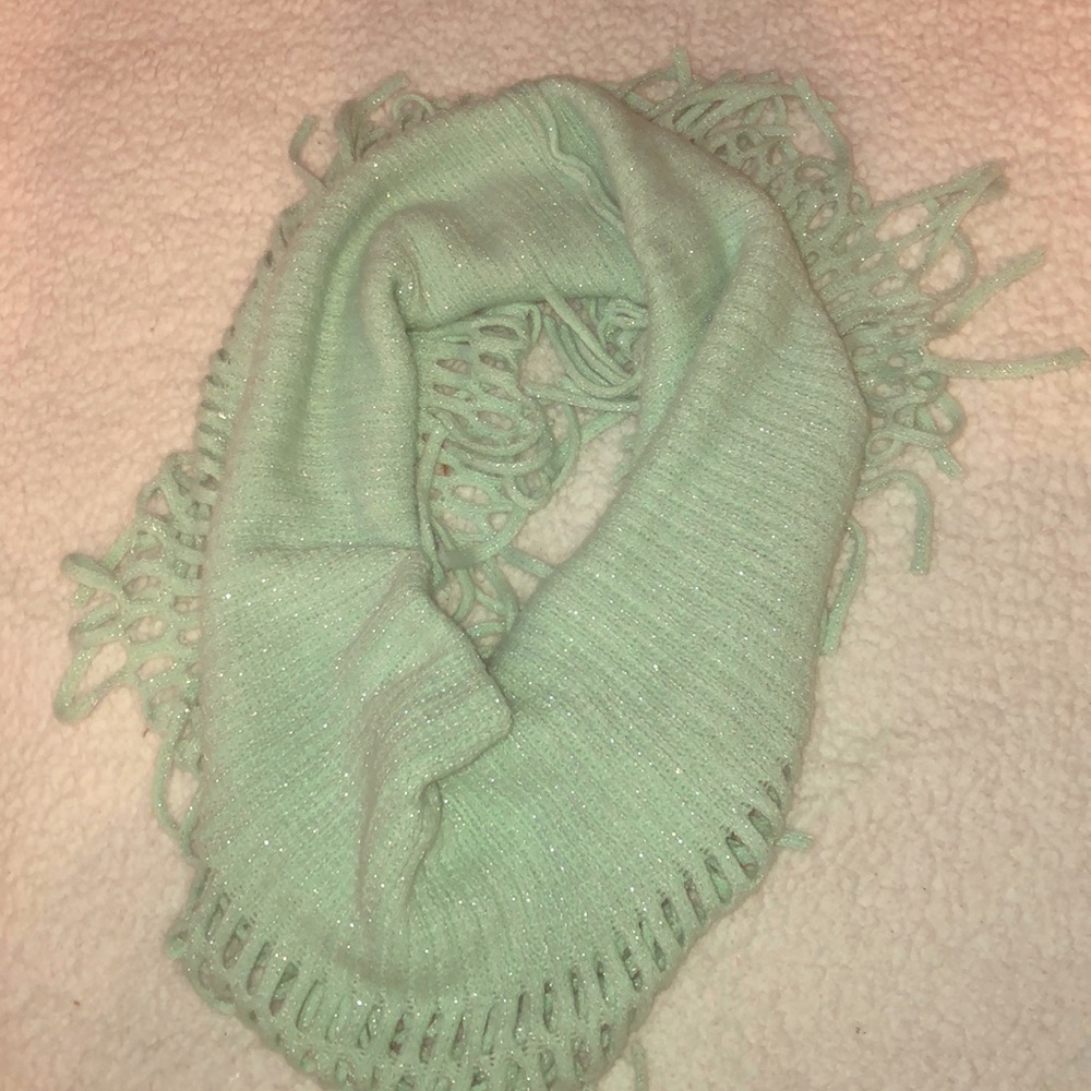Teal scarf